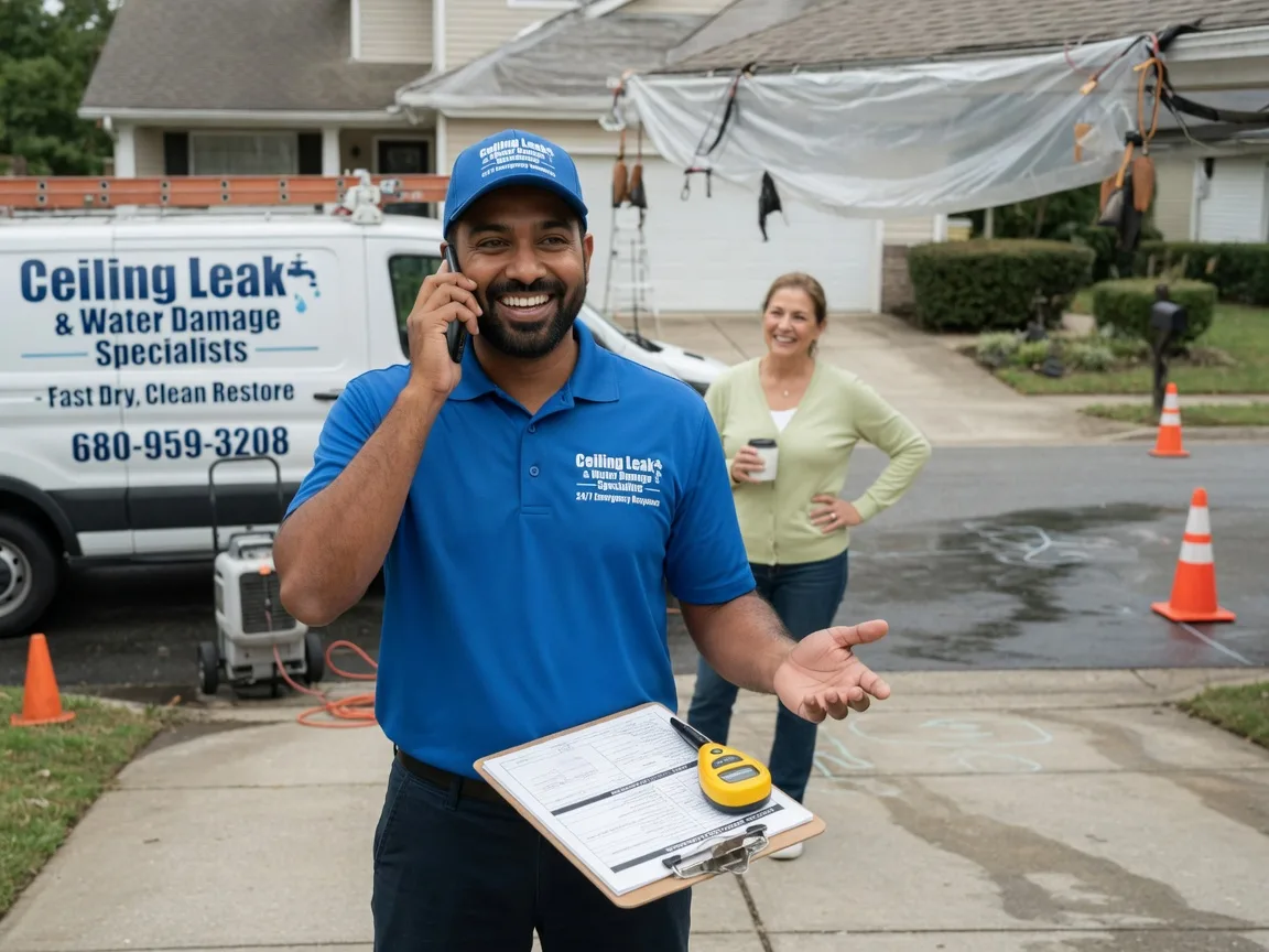 Ceiling Leak Cleanup Rockville, VA FAQs
